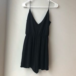 UO Black Short Romper